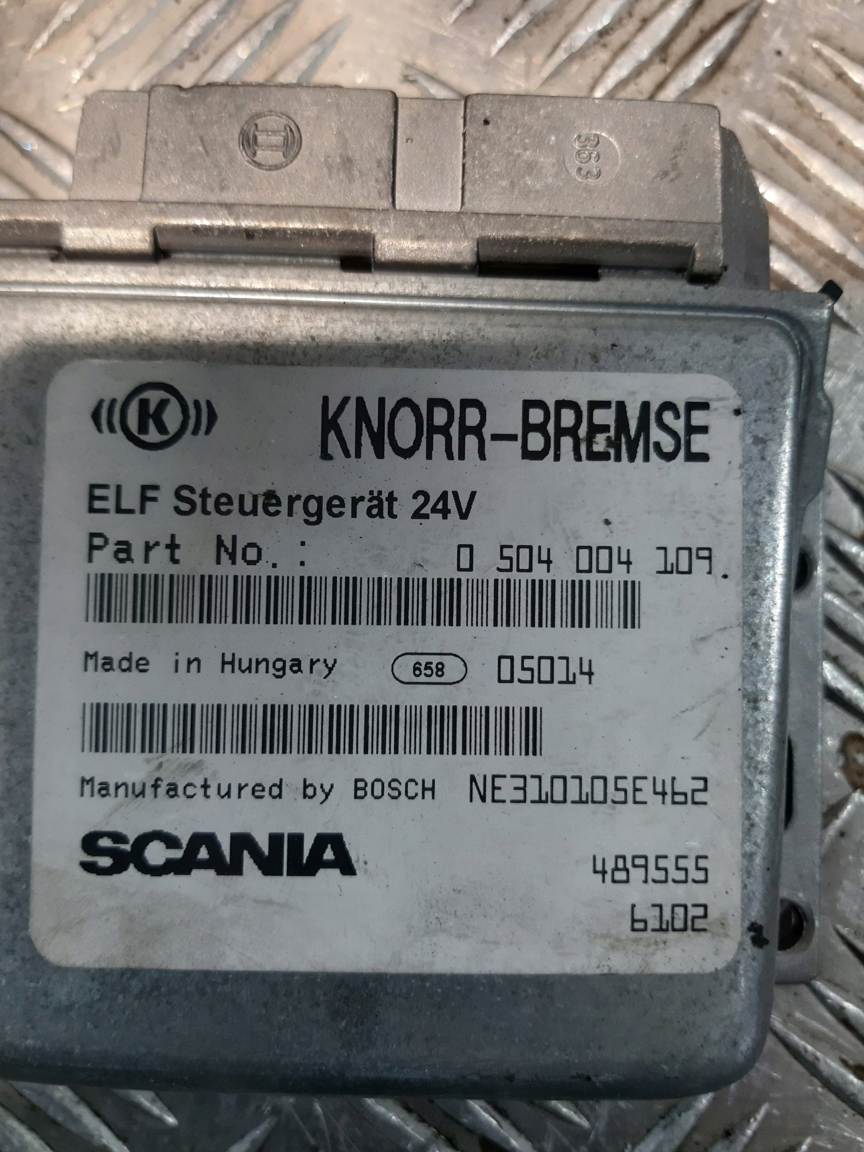 control unit module SCANIA KNORR-BREMSE 0504004109 L94