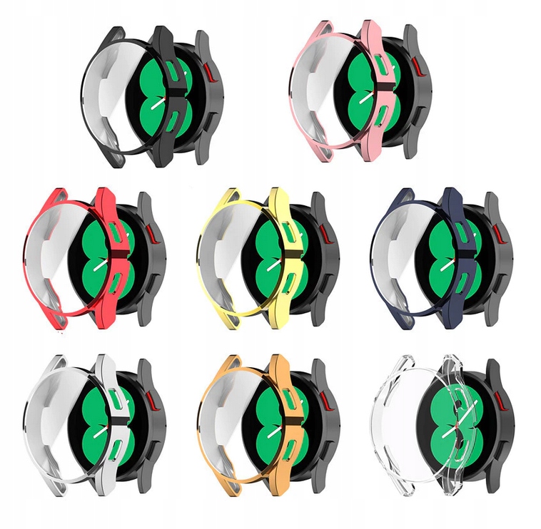 Etui 2w1 Metalic Przód Boki do Samsung Galaxy Watch 4 40mm / Watch FE Marka Inna