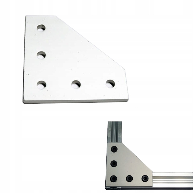 

Łącznik Płytka łączeniowa 90 stopni z 3 otworami