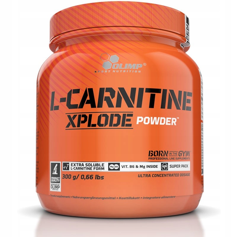 Olimp L-Carnitine Xplode Powder 300 g Dávka 1500 mg L-karnitinu