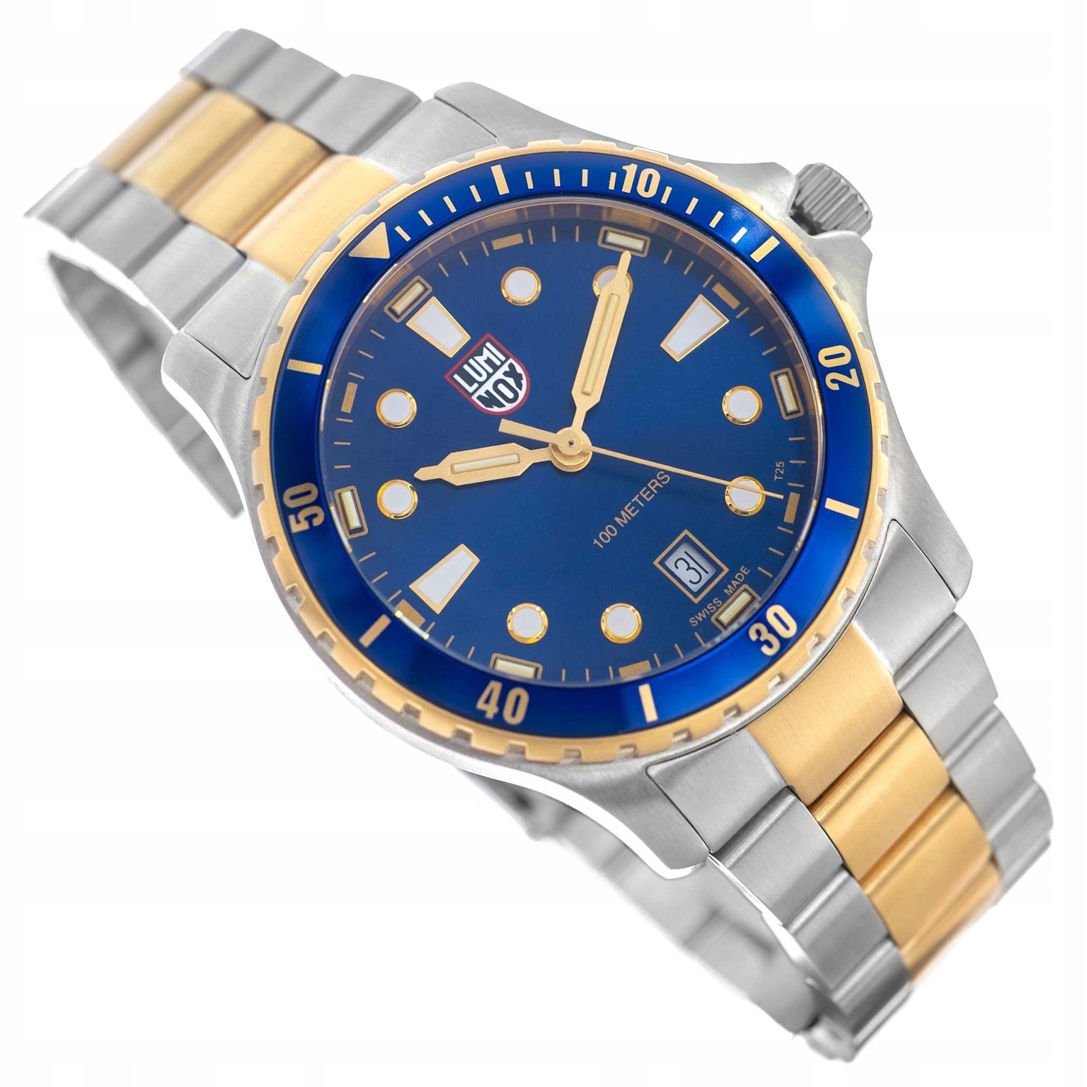 Pánské Hodinky Luminox XS.0944 Sport Timer 0940 Stříbrno-zlaté Datum 100M