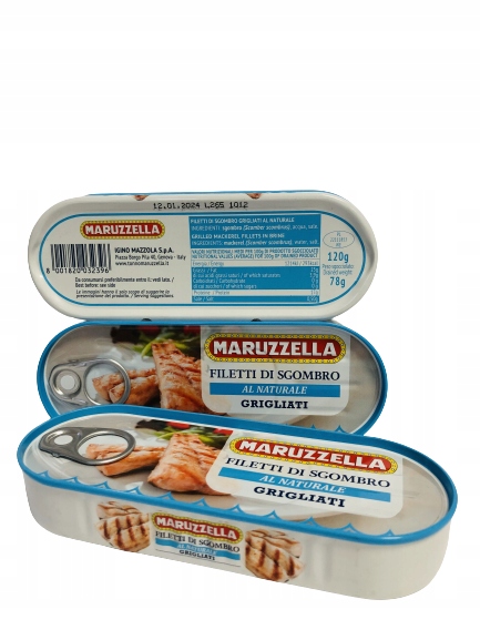 

Grillowane filety z makreli narural 120gMaruzzella