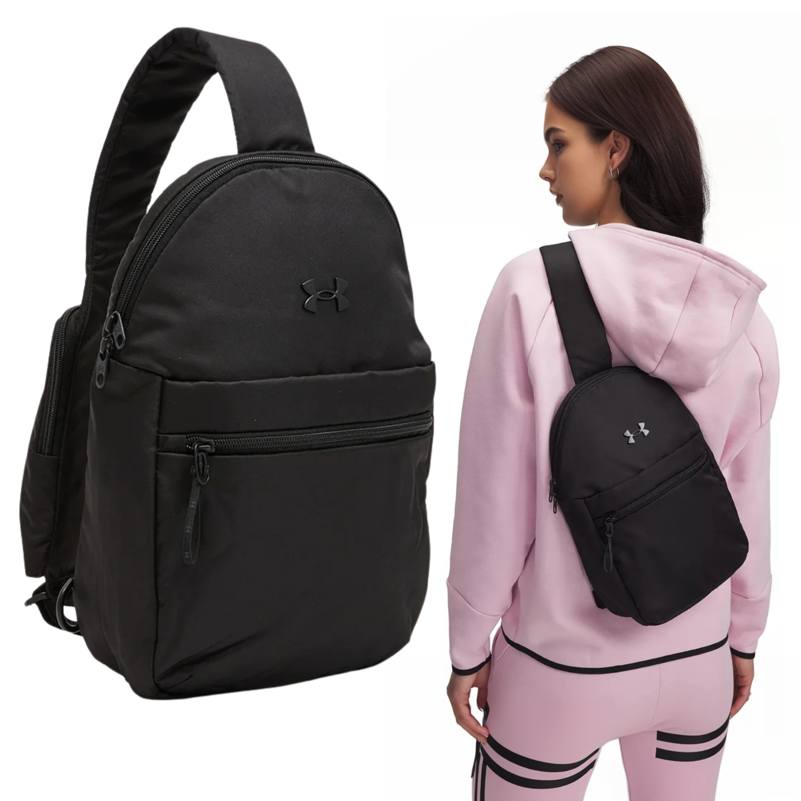 Plecak Under Armour Sling Bag lekki czarny odporny