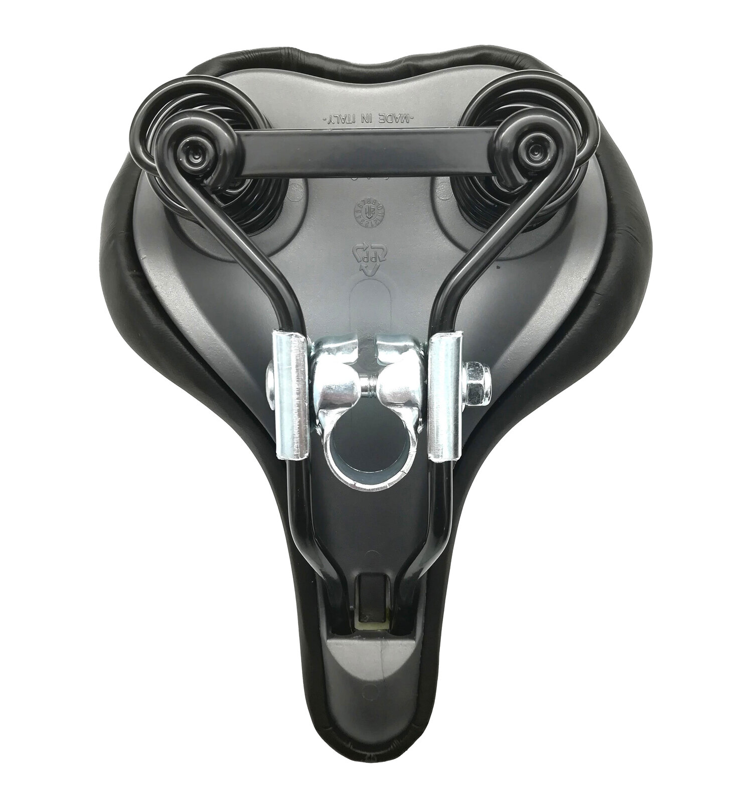 Siodło rowerowe MONTE GRAPPA CITY LINE DAMSKIE CZARNE sprężyna Kod producenta SIM1901