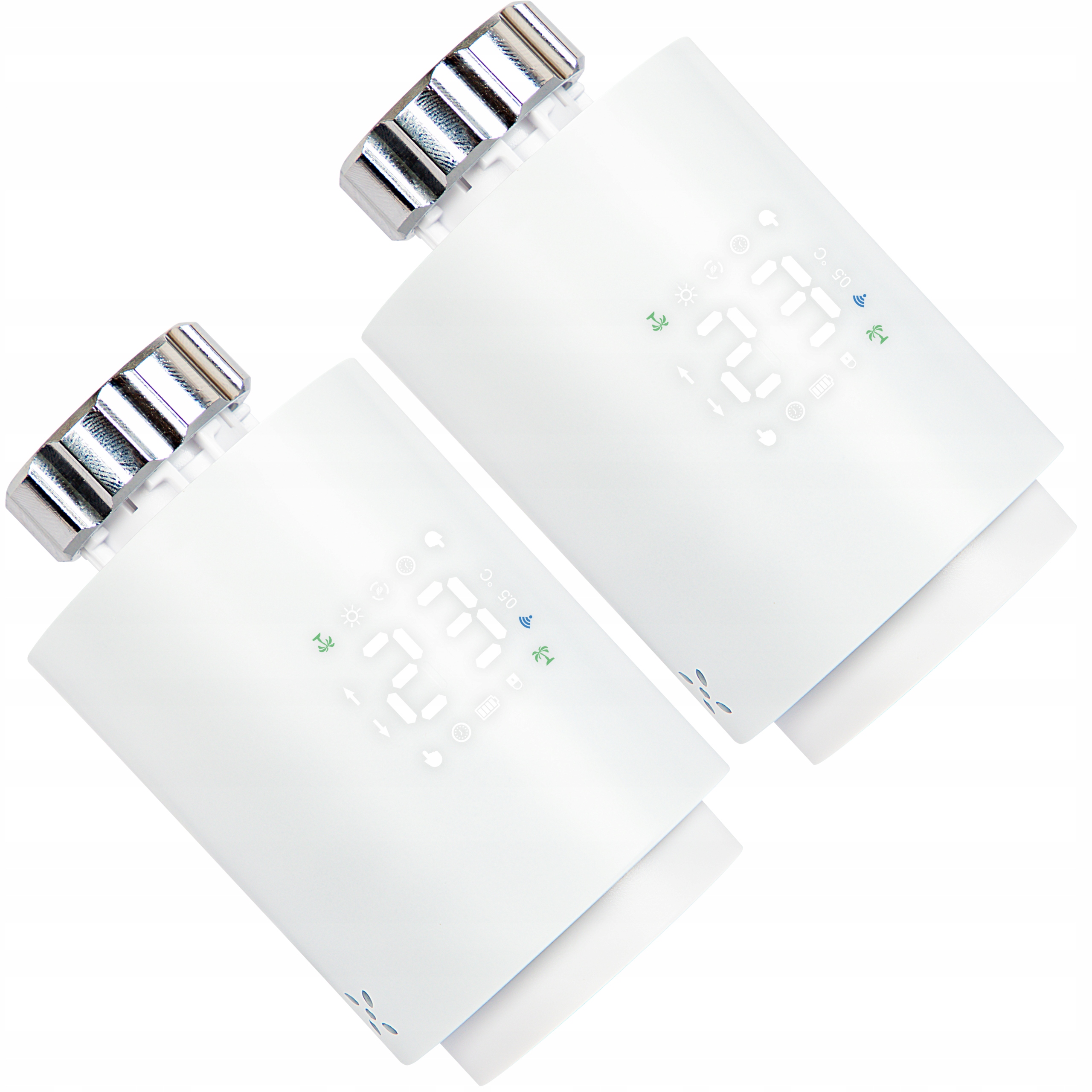 2x Termostatická Kartuše Zigbee 3.0 Inteligentní Radiátorová Smart Tuya