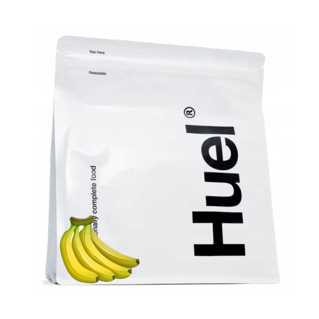 Huel Prášek s vysokým obsahem bílkovin Banán 17 porcí 1,7 kg odměrka