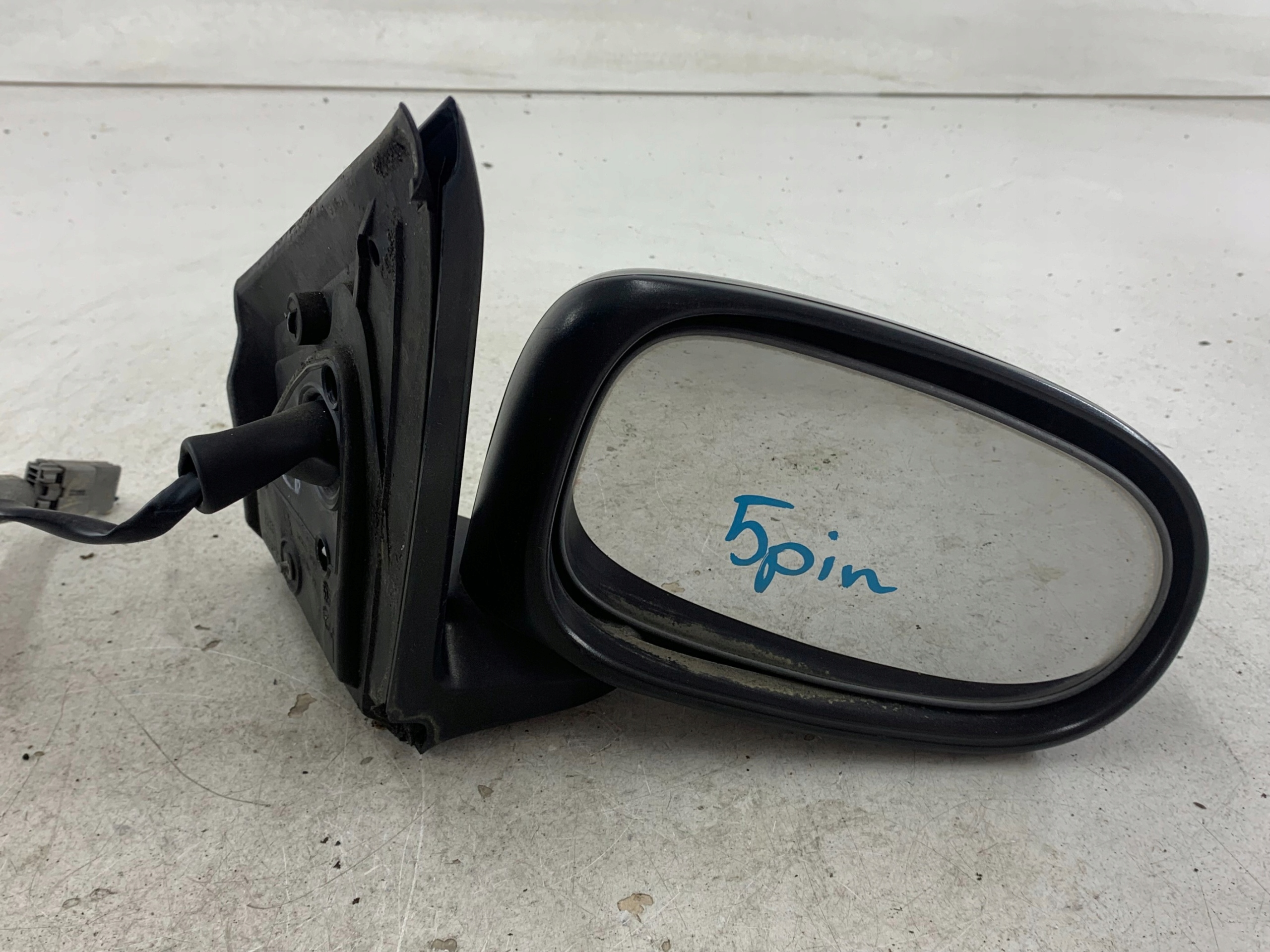 NISSAN ALMERA N16 mirror right 5 PIN black,