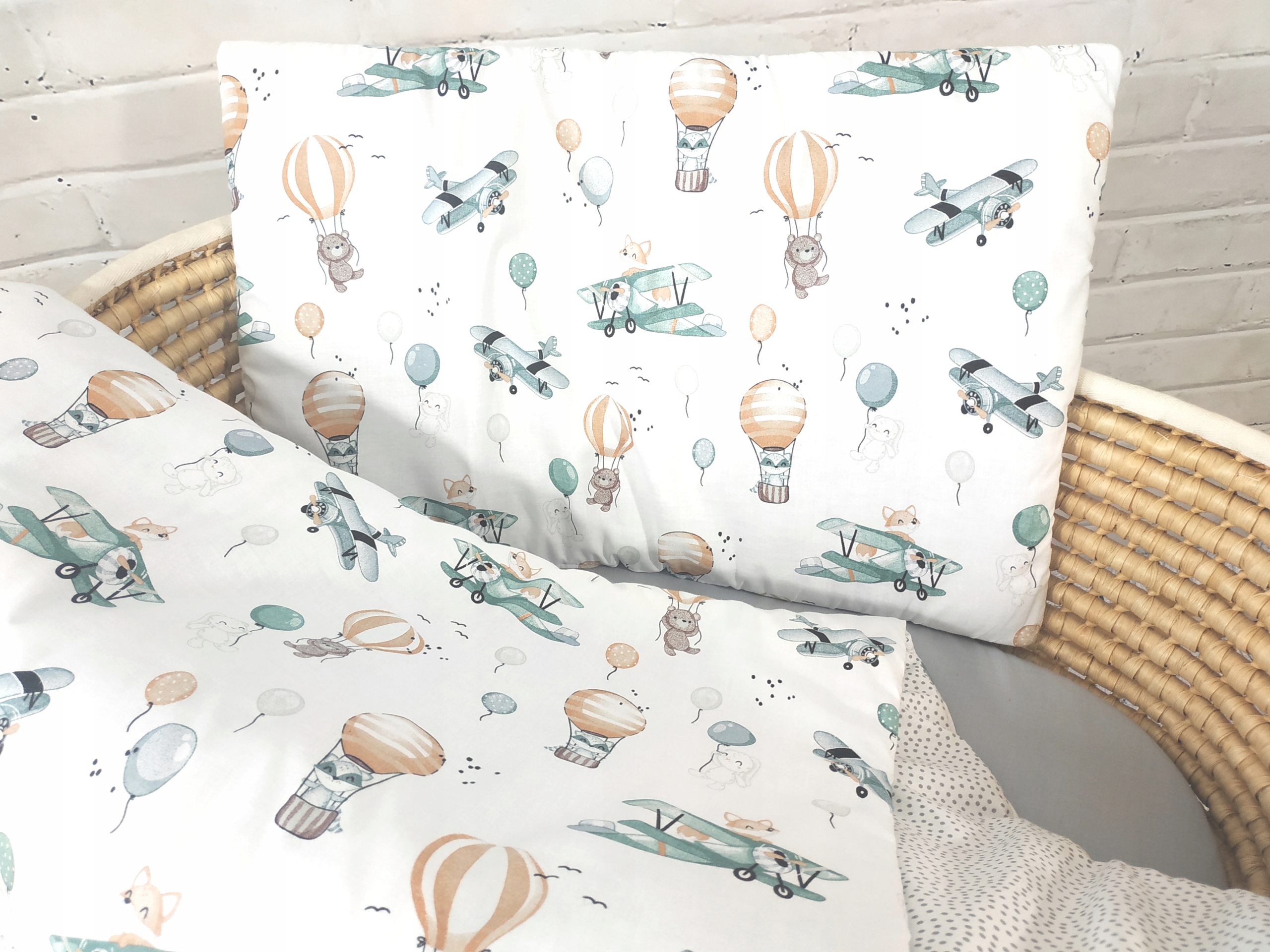 pościel z wypełnieniem 75x100 łóżeczko Marka Alika