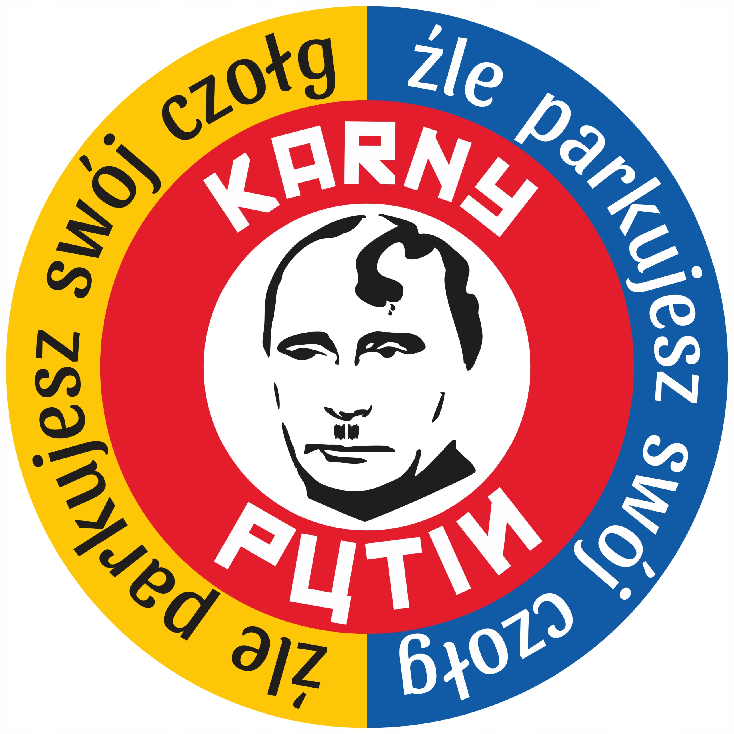 

Naklejki Karny Putin Za Złe Parkowanie 38 szt.