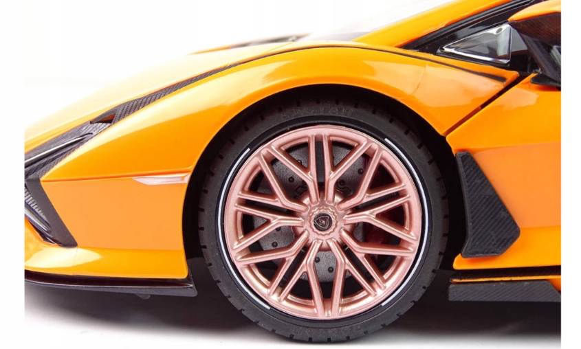 RASTAR Auto Zdalnie Sterowane Lamborghini Sian FKP 37 Skala 1/14 Kolor dominujący odcienie pomarańczowego