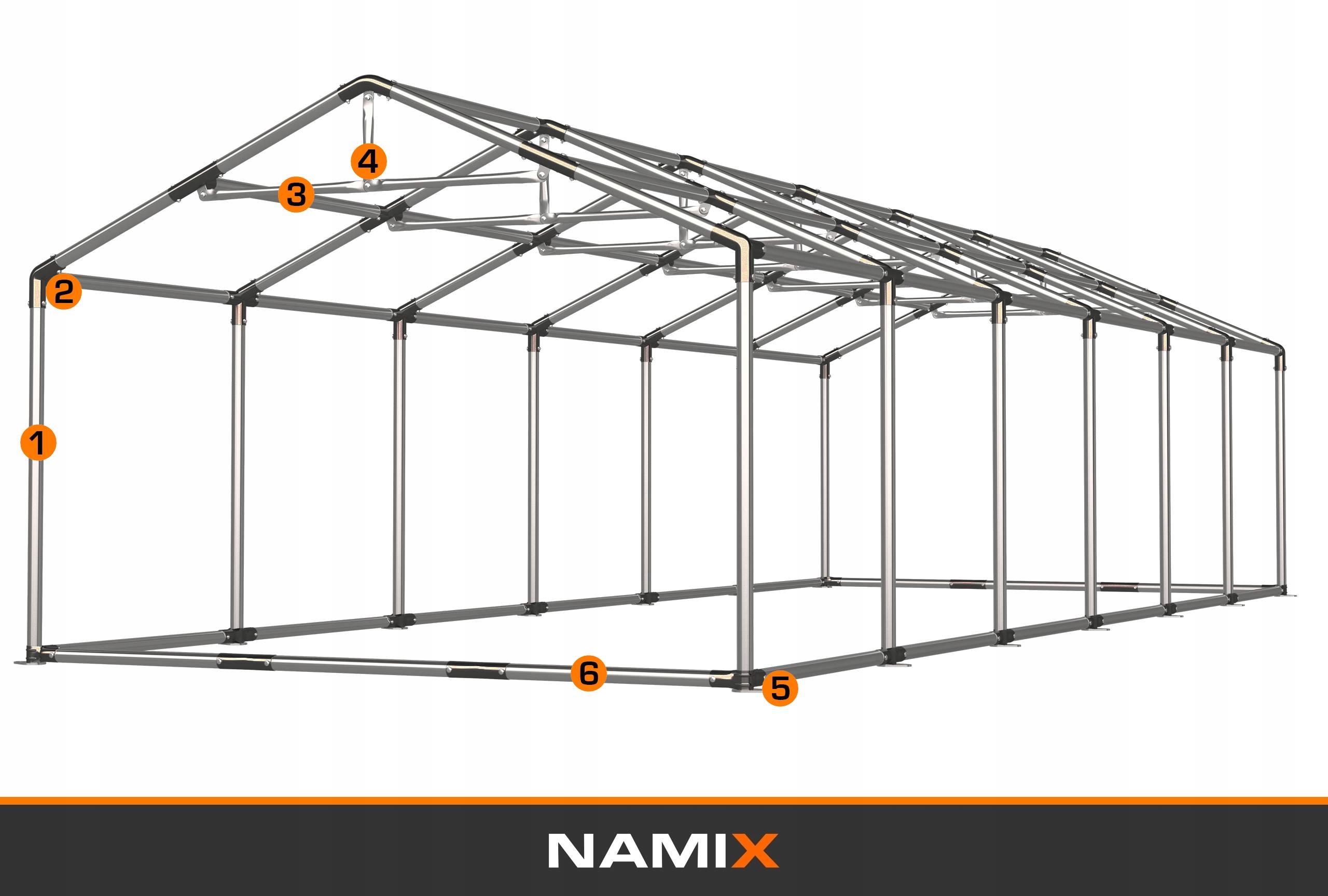 Складський намет ROYAL 6x12 РІЗНІ КОЛЬОРИ Виробник NAMIX