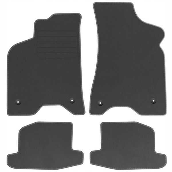 Seat Arosa 97-04 Velurové koberce Comfort Grafit