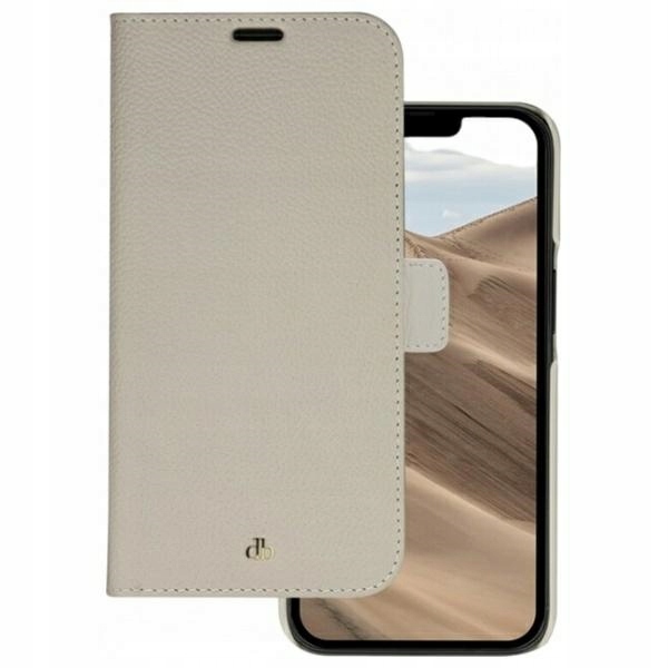Pouzdro dbramante 1928 New York 2v1 Wallet pro iPhone 14 Pro béžová/sand dune