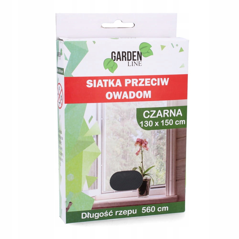 

Moskitiera do okna 130 cm x 150 czarny