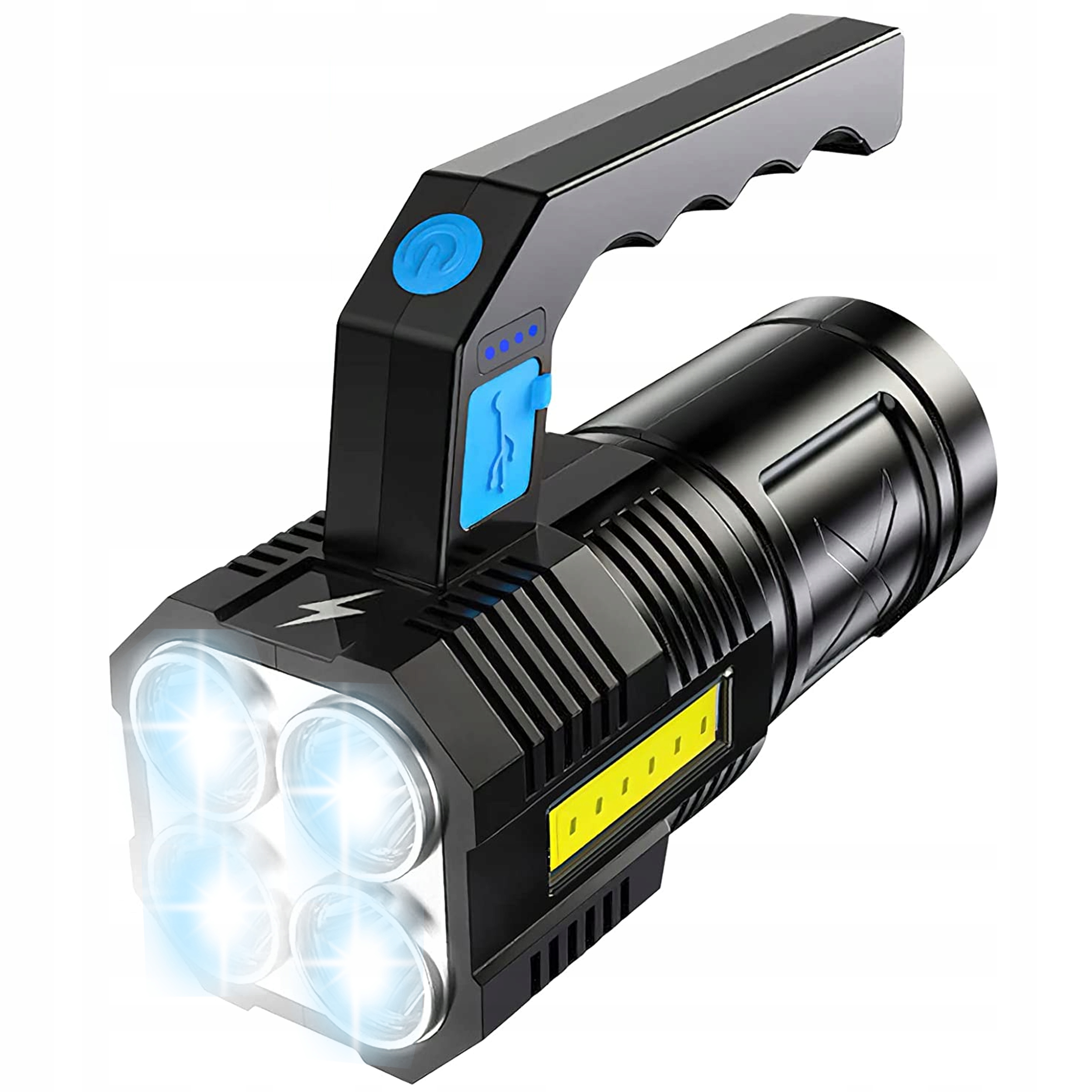 

Latarka Akumulatorowa Led Szperacz Taktyczna Mocna