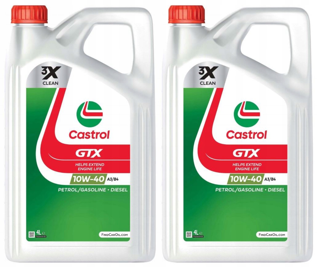 Polosyntetický Motorový Olej Castrol Gtx 10W40 A3/B4 8L
