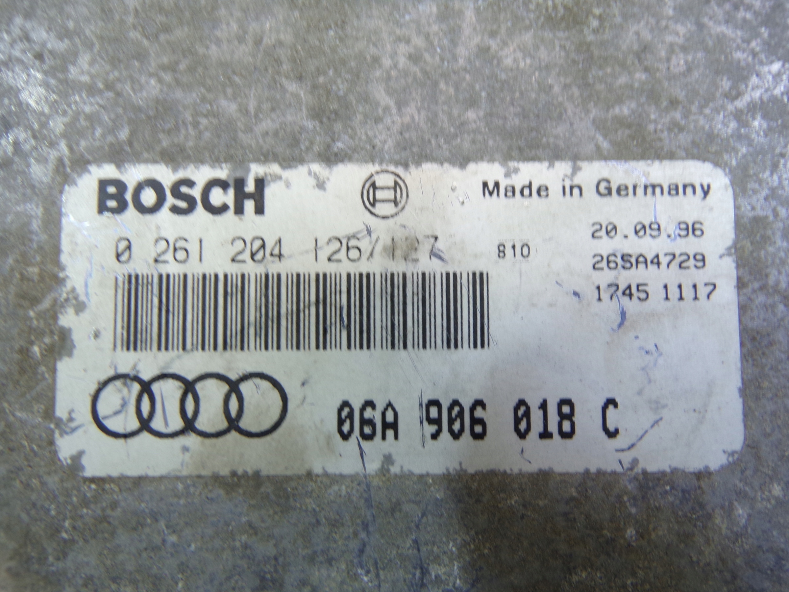 running board STARTOWY AUDI A3 8L 1.8 0261204126/127