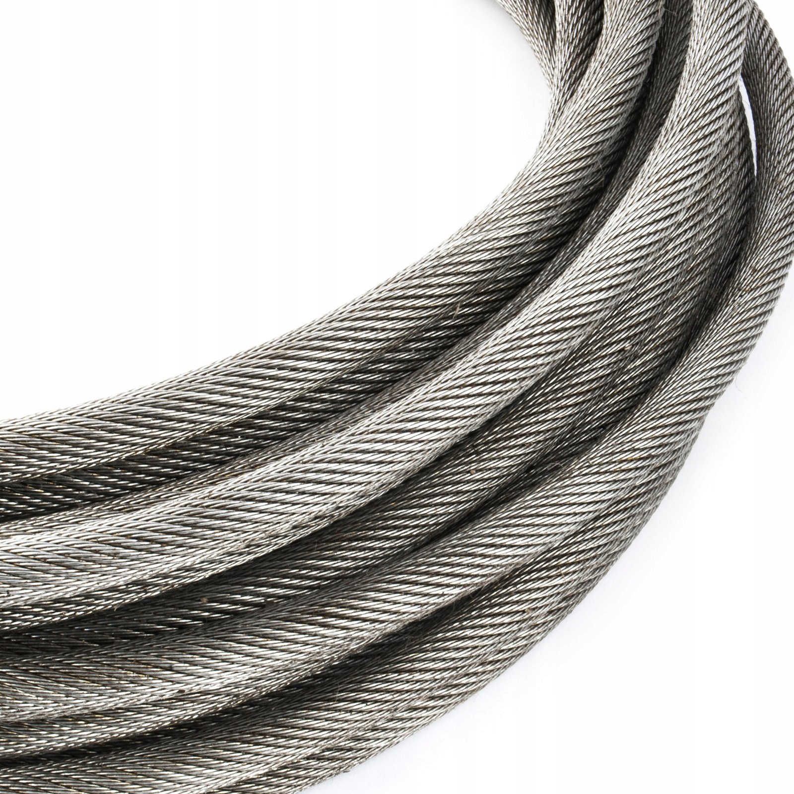 Ocelové lanko neodšroubovatelné, mazané 35 x 7 16 mm 10 m