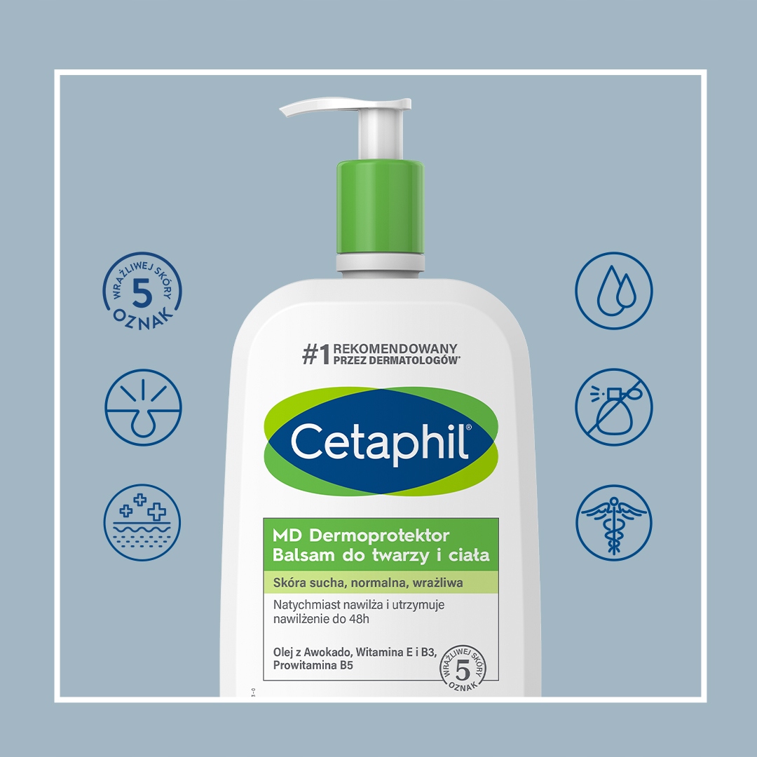 Cetaphil MD Dermoprotektor balsam nawilżający 1L Kod producenta na prezent dla taty