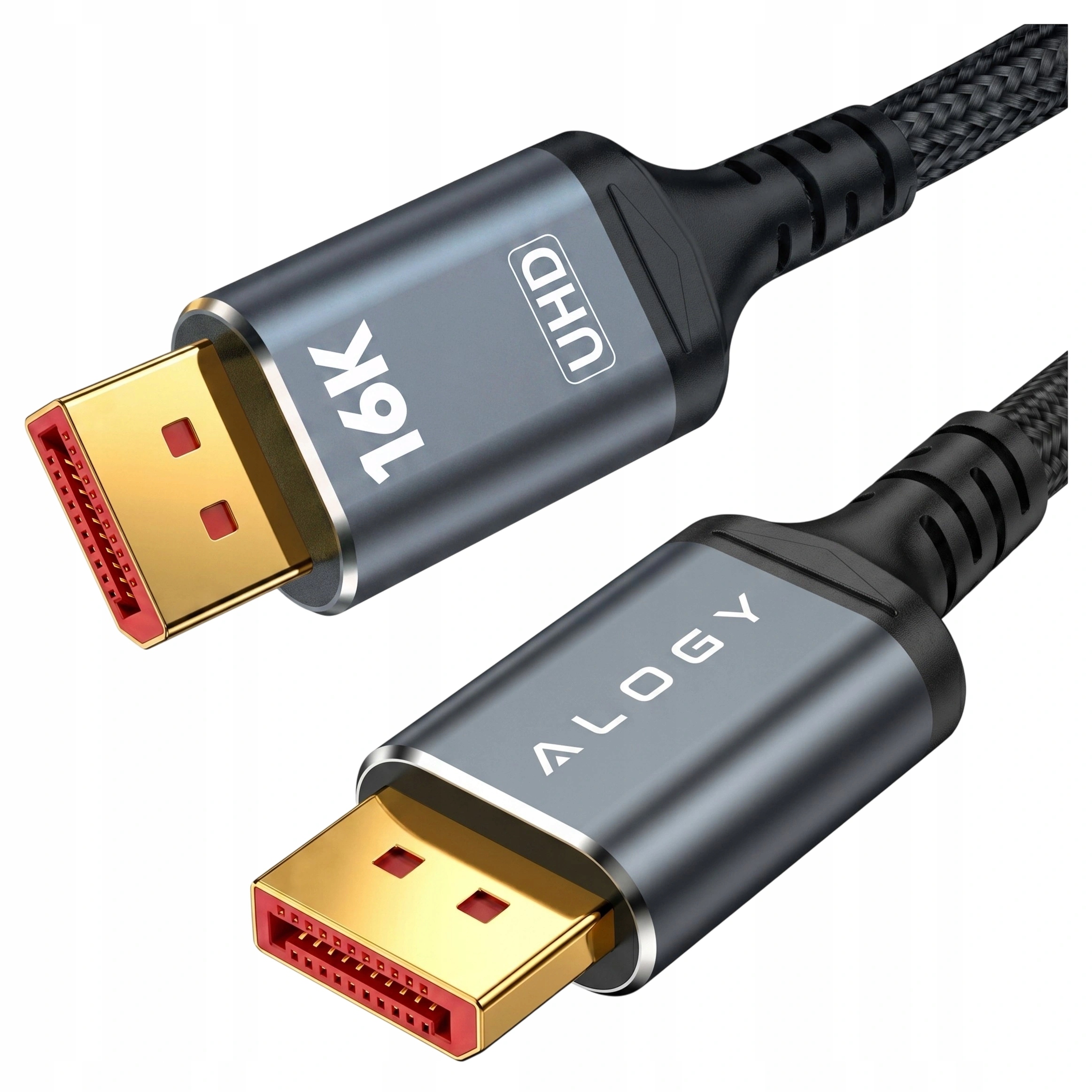 Kabel DisplayPort 2.1 2M 4K/240Hz 8K/120Hz 16K/60Hz Ultra Rychlý s opletením