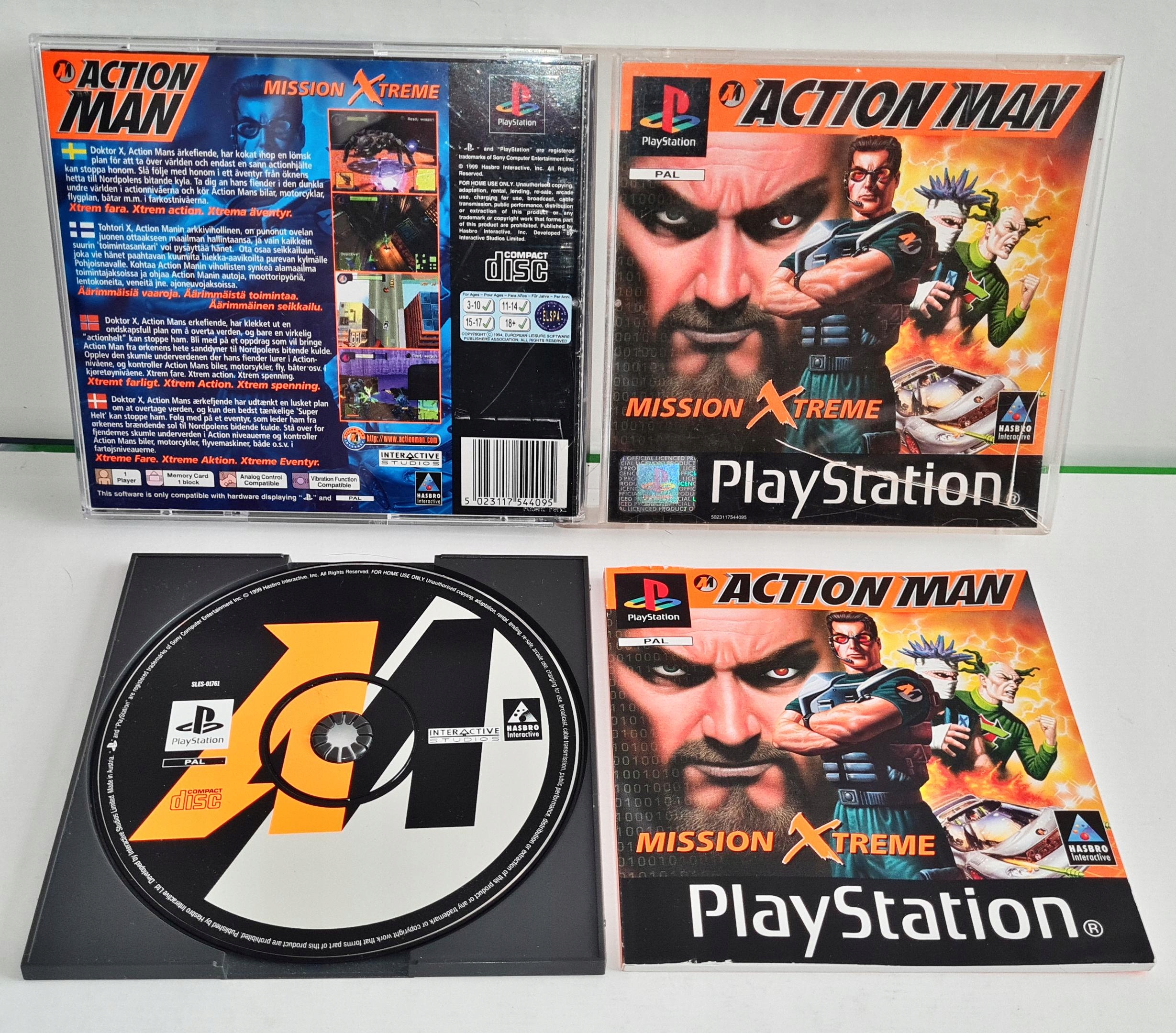 Action man PlayStation (PSX) pudełkowa