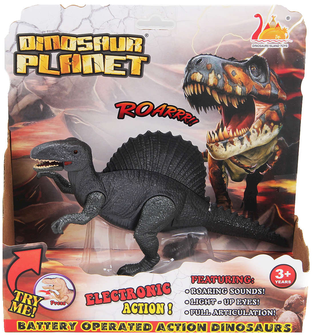 SPINOZAUR DINOZAUR FIGURKA ŚWIATŁO DŹWIĘK 13 CM