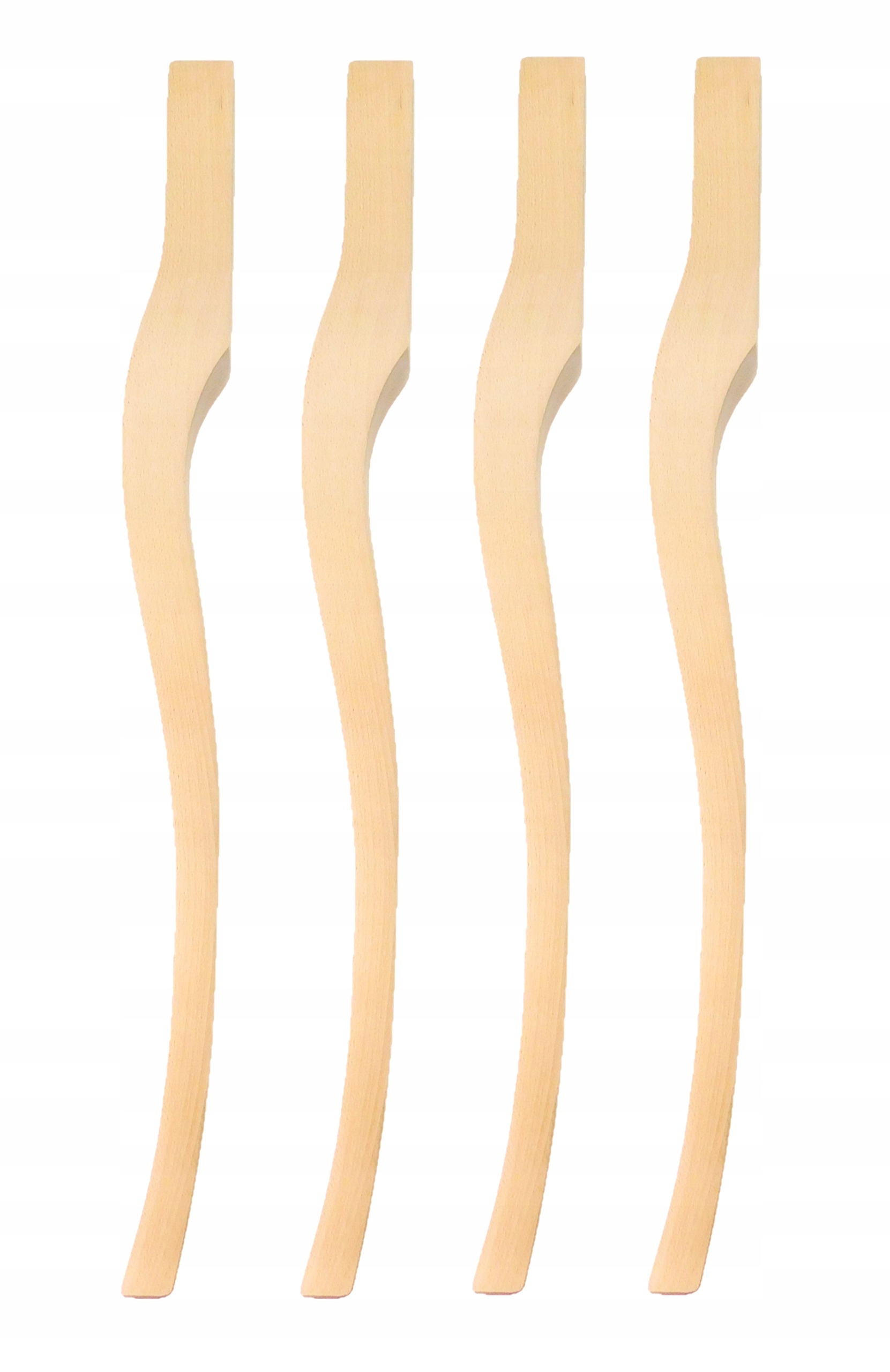 Nohy drevené nožičky na nábytok noha ludwik k stolu toaletky 73 cm surová