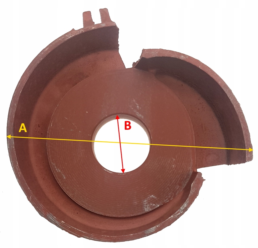 OBUDOWA OSŁONA WIRNIKA POMPY 2CALE Marka Mastercut