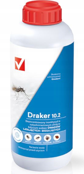 

Draker 10.2 250ml Oprysk Komary Muchy Kleszcze