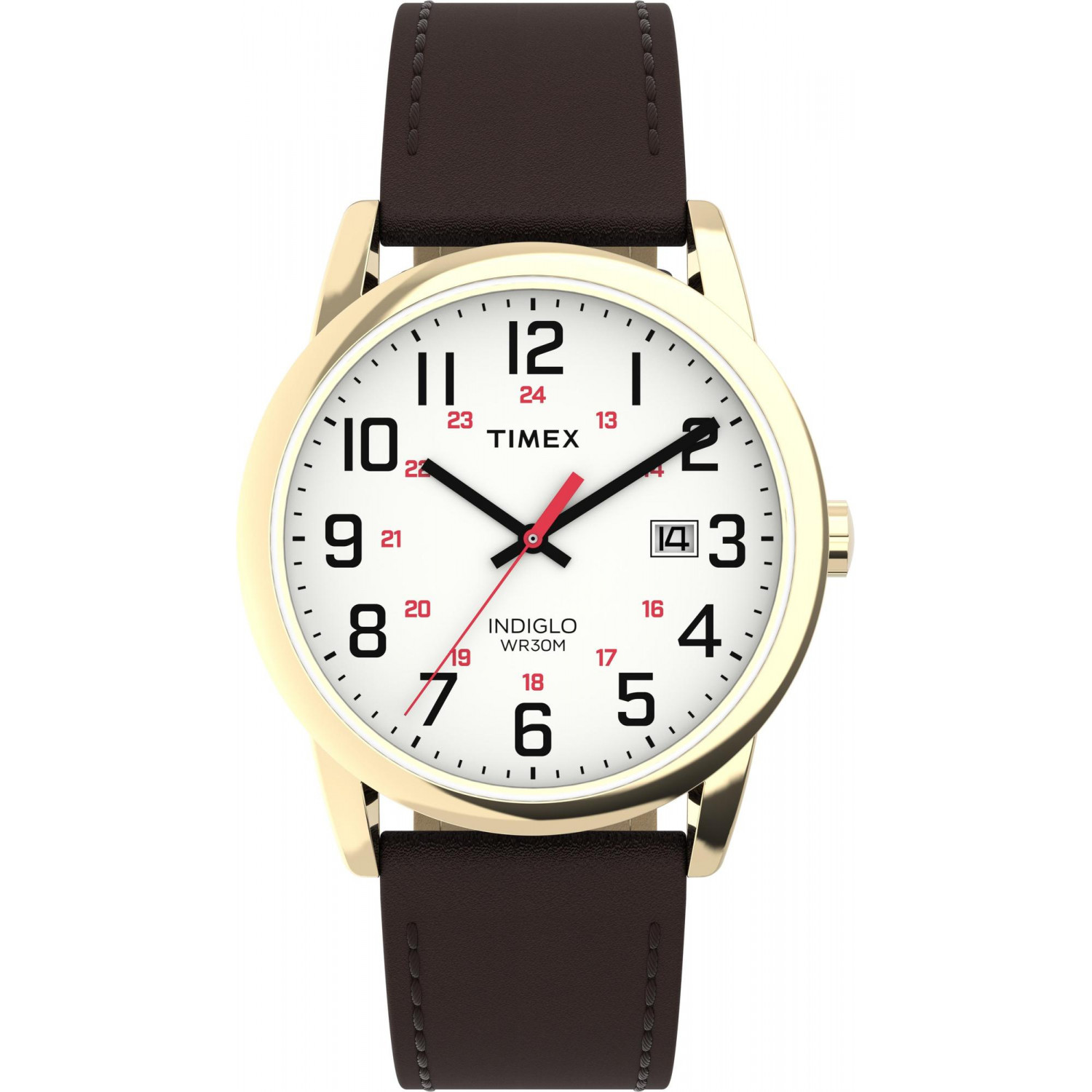 Pánské Hodinky Timex TW2Y12700 hnědé