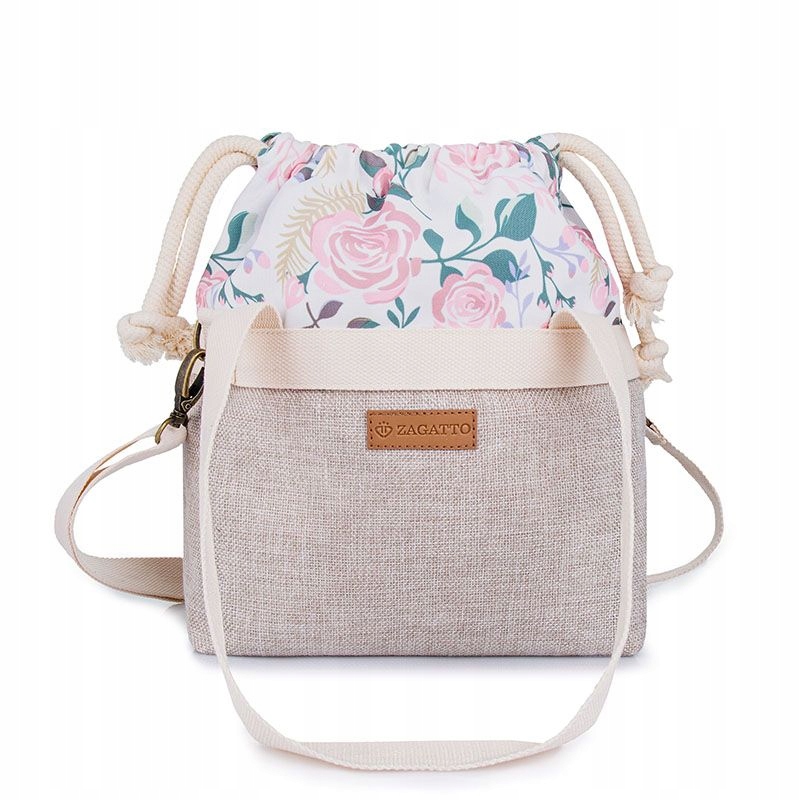 

Torebka damska kwiaty Zagatto worek torba róże