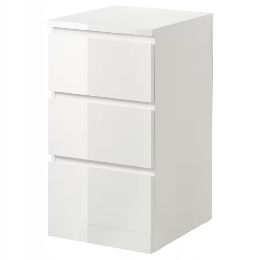 Komoda Ikea Malm 40 x 48 x 78cm biały połysk