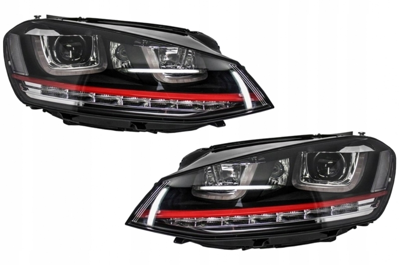 Reflektory 3D LED DRL do VW Golf 7 VII 12 17 R20