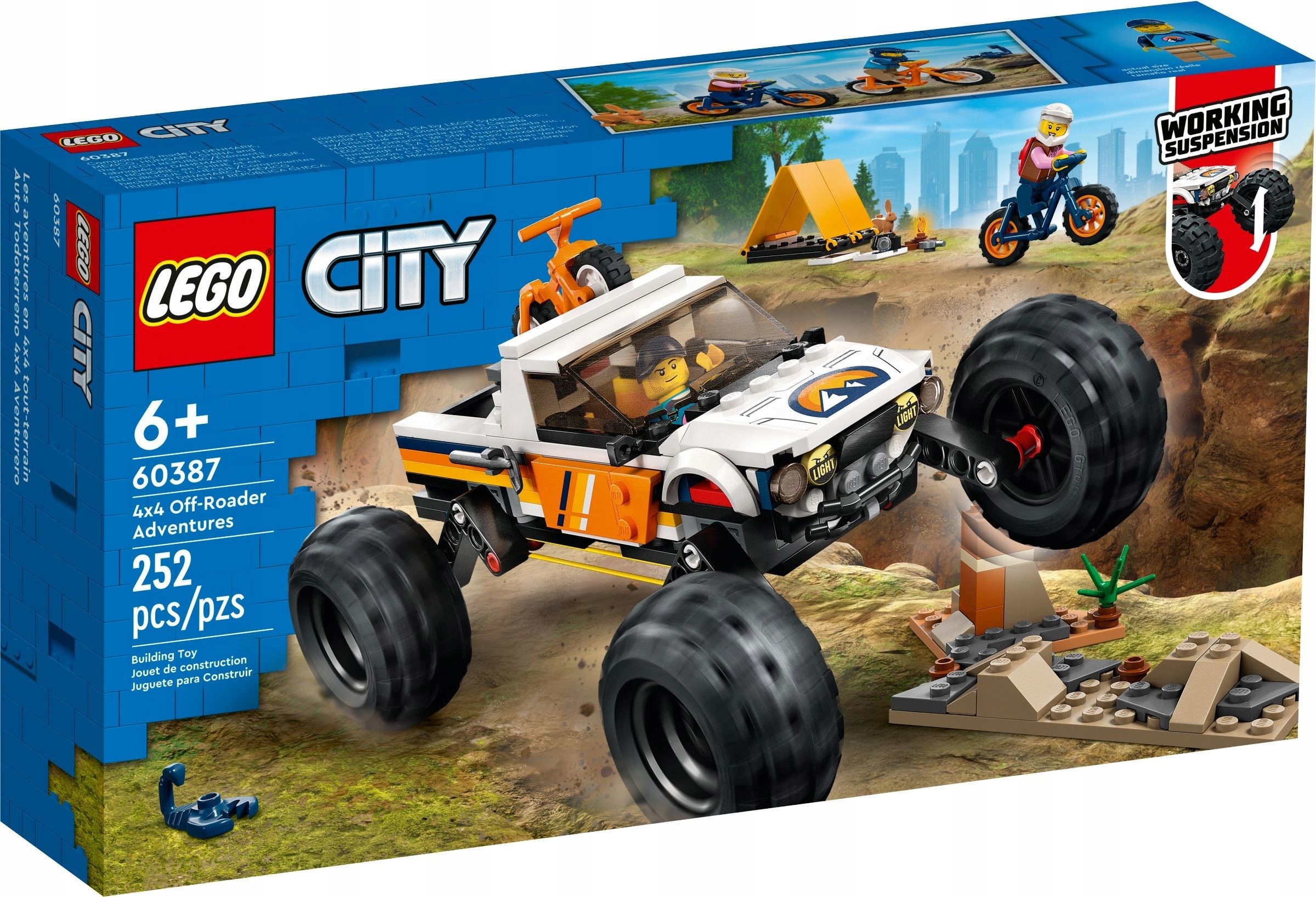 

Lego City Przygody samochodem terenowym 4x4 60387