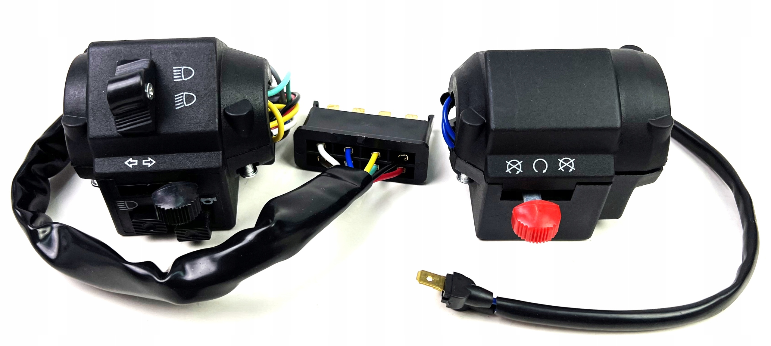 Komplet przełącznik włącznik zapłonu Prawy Lewy Jawa Ts 350 638 Kpl