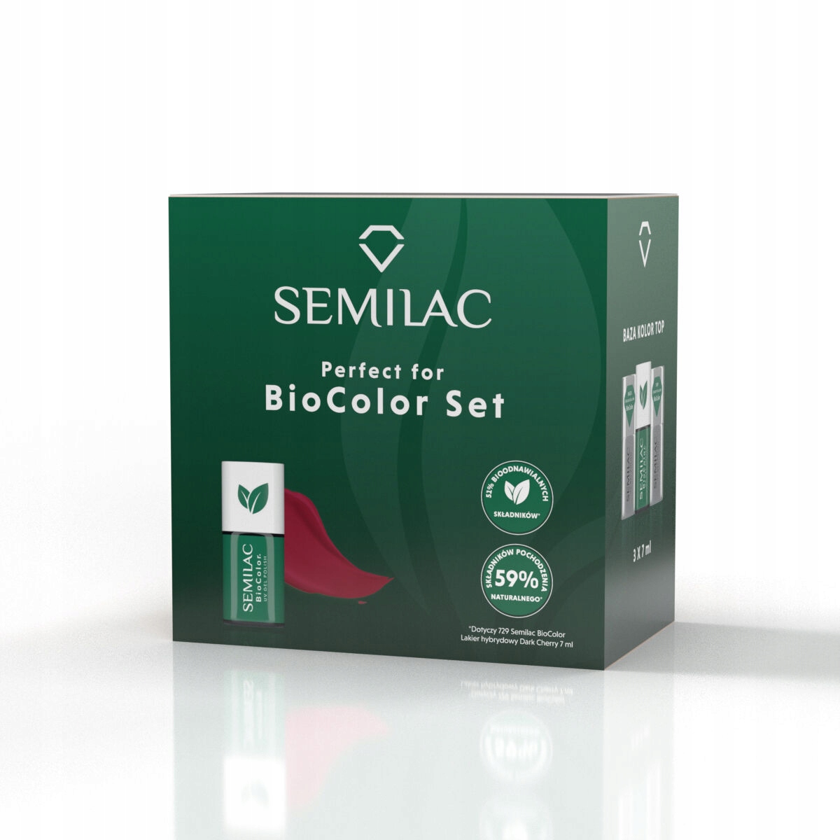 Semilac Sada BioColor Dark Cherry Set