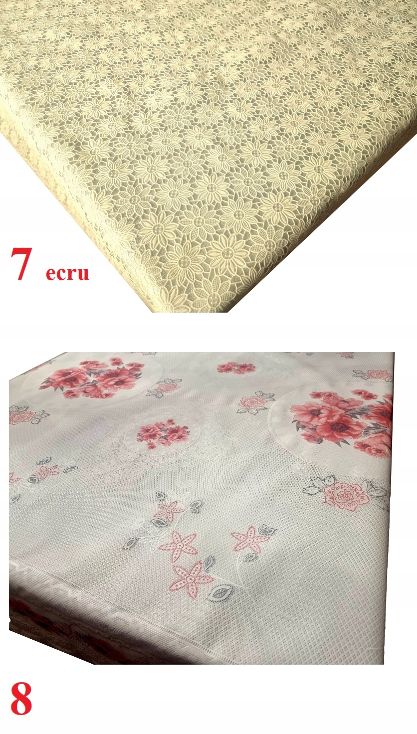 CERATA OBRUS KORONKOWY KORONKA 14 WZORÓW 180X140 Długość 180 cm