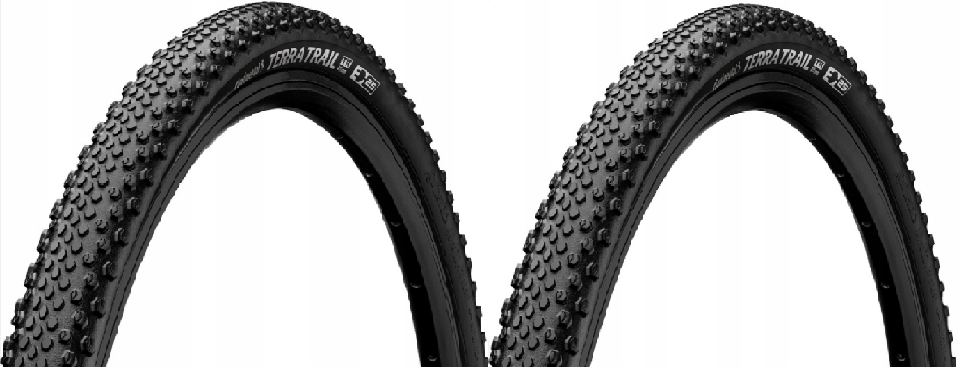 Zestaw 2 opon Continental Terra Trail Sw 700x40c czarne, zwijane