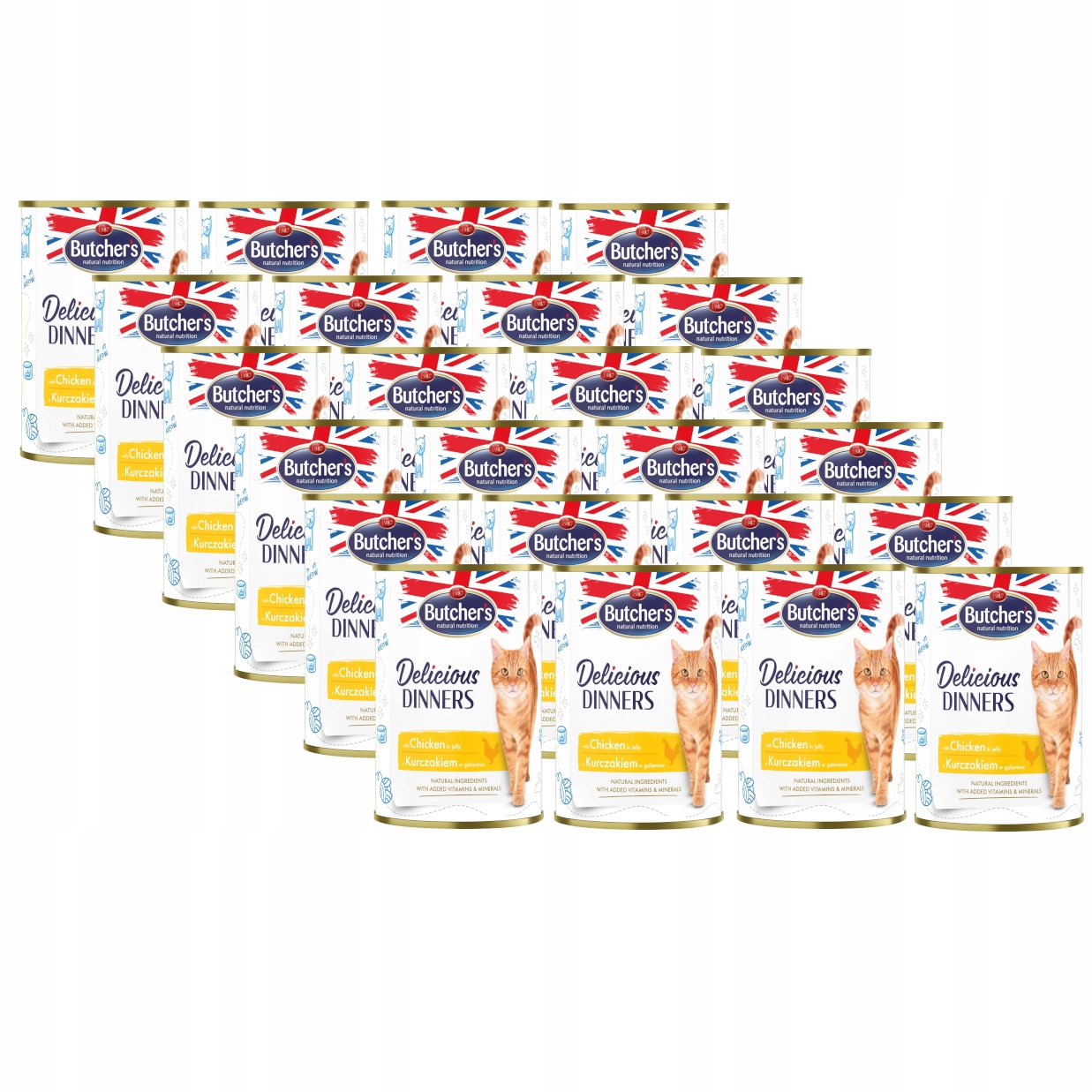 Karma dla kota Butcher's Delicious Dinners z kurczakiem w galaretce 24x400g
