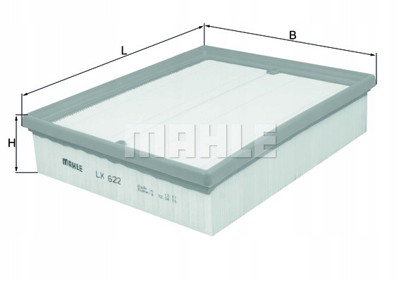 

Filtry powietrza Knecht LX 622