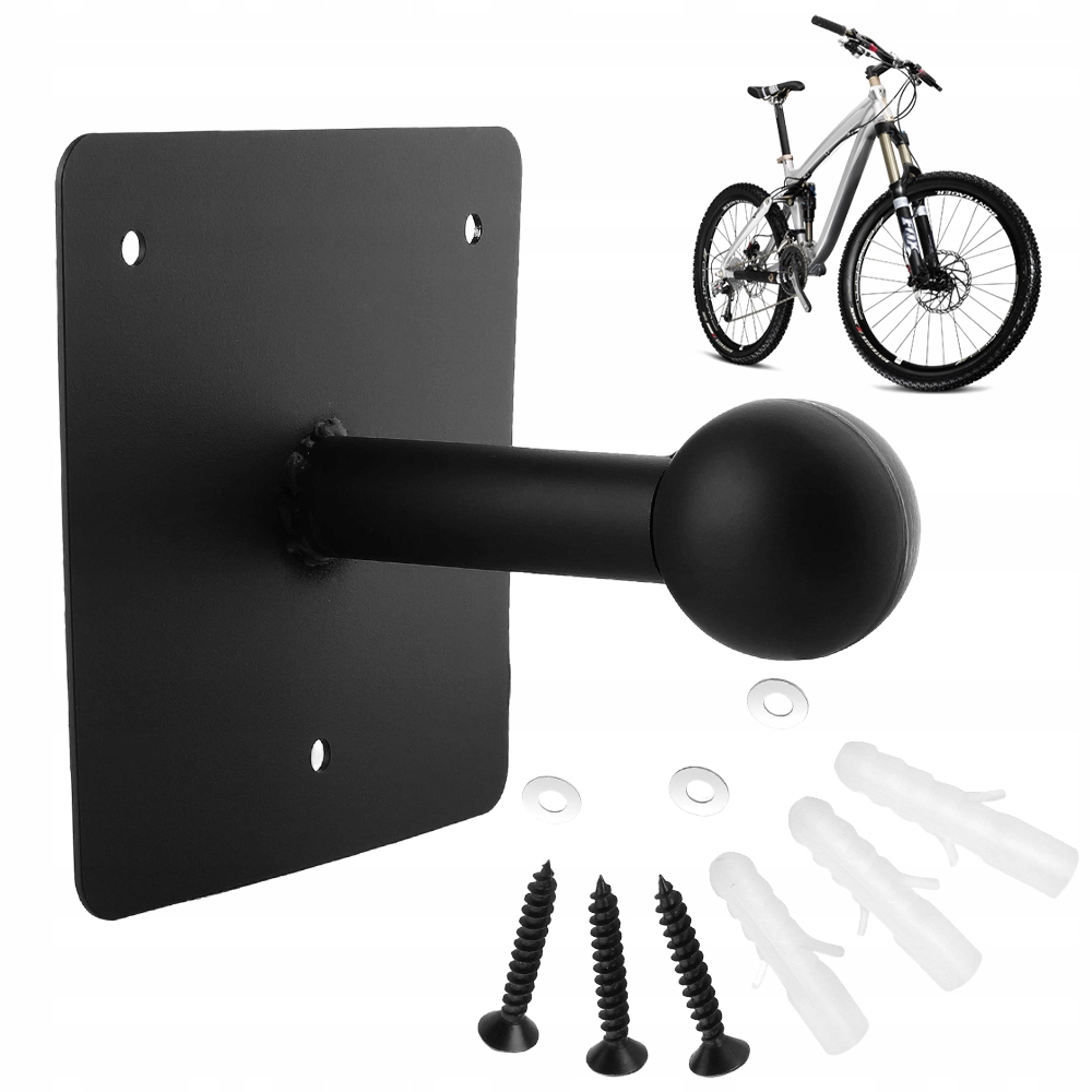 Rowerowy Uchwyt Metalowy Na Ścianę Duża Nośność 50KG Stabilna Konstrukcja