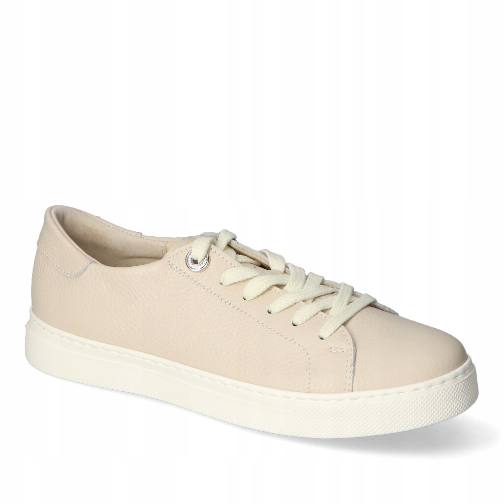 Kožené polobotky Ryłko 0ER13_Y_6NJ Krémově béžové lico 37