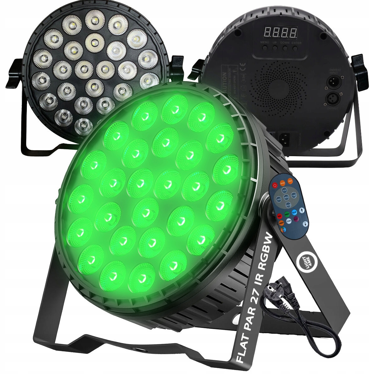 Reflektor Led Par Efekt Świetlny Oświetlenie Sceniczne Kolorofon 27x6W Rgbw
