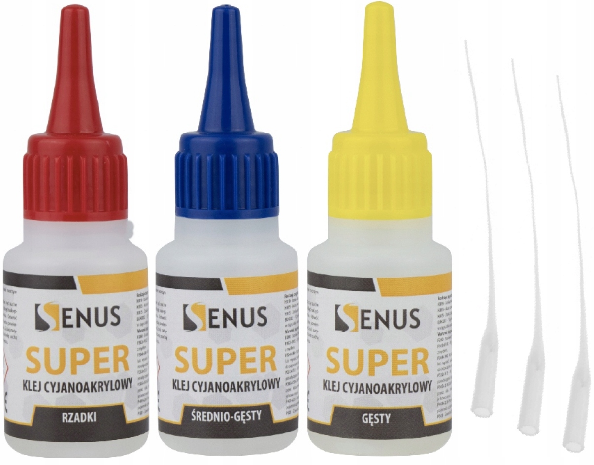 

Senus Zestaw Trzech Klejów Ca I Aplikatorów