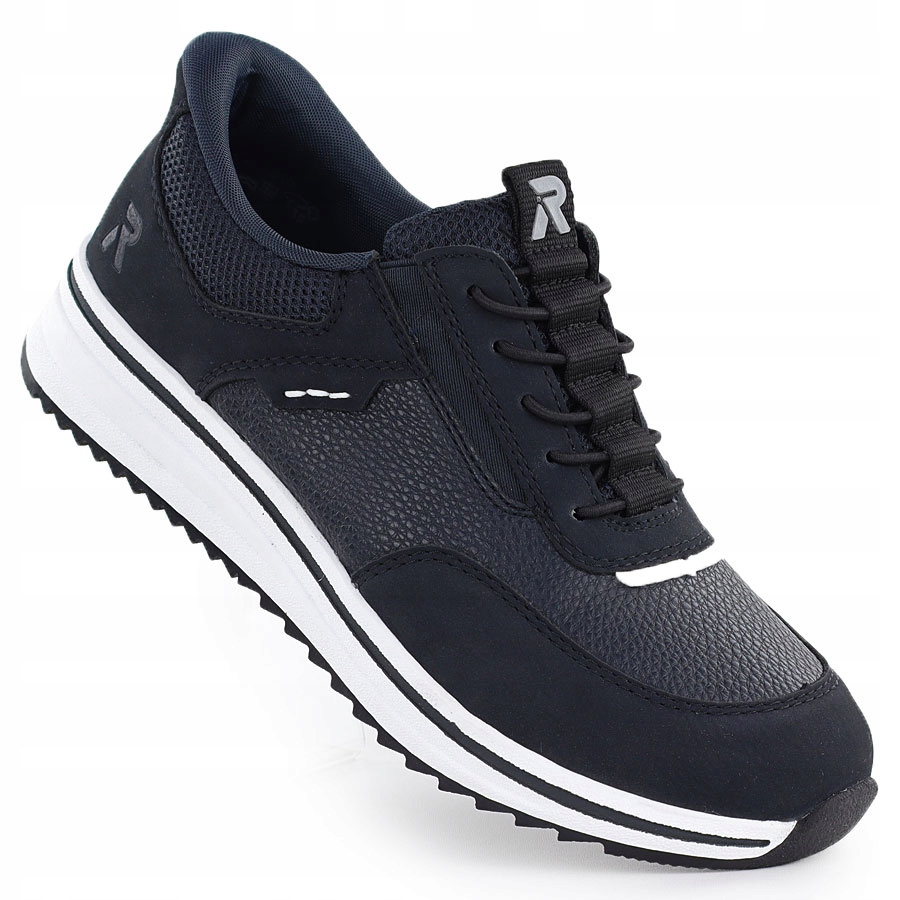 Dámské polobotky na vyvýšenině Rieker L5850-14 40, modré