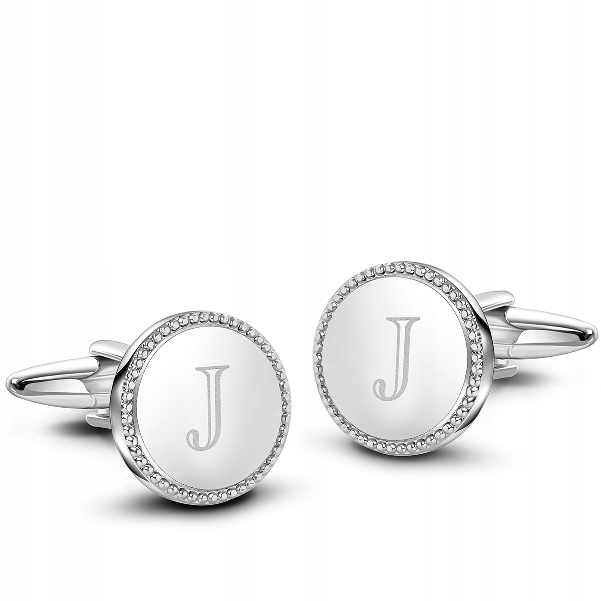 Manžetové knoflíčky s písmenem „j“ a ozdobným okrajem Pako Lorente One Size