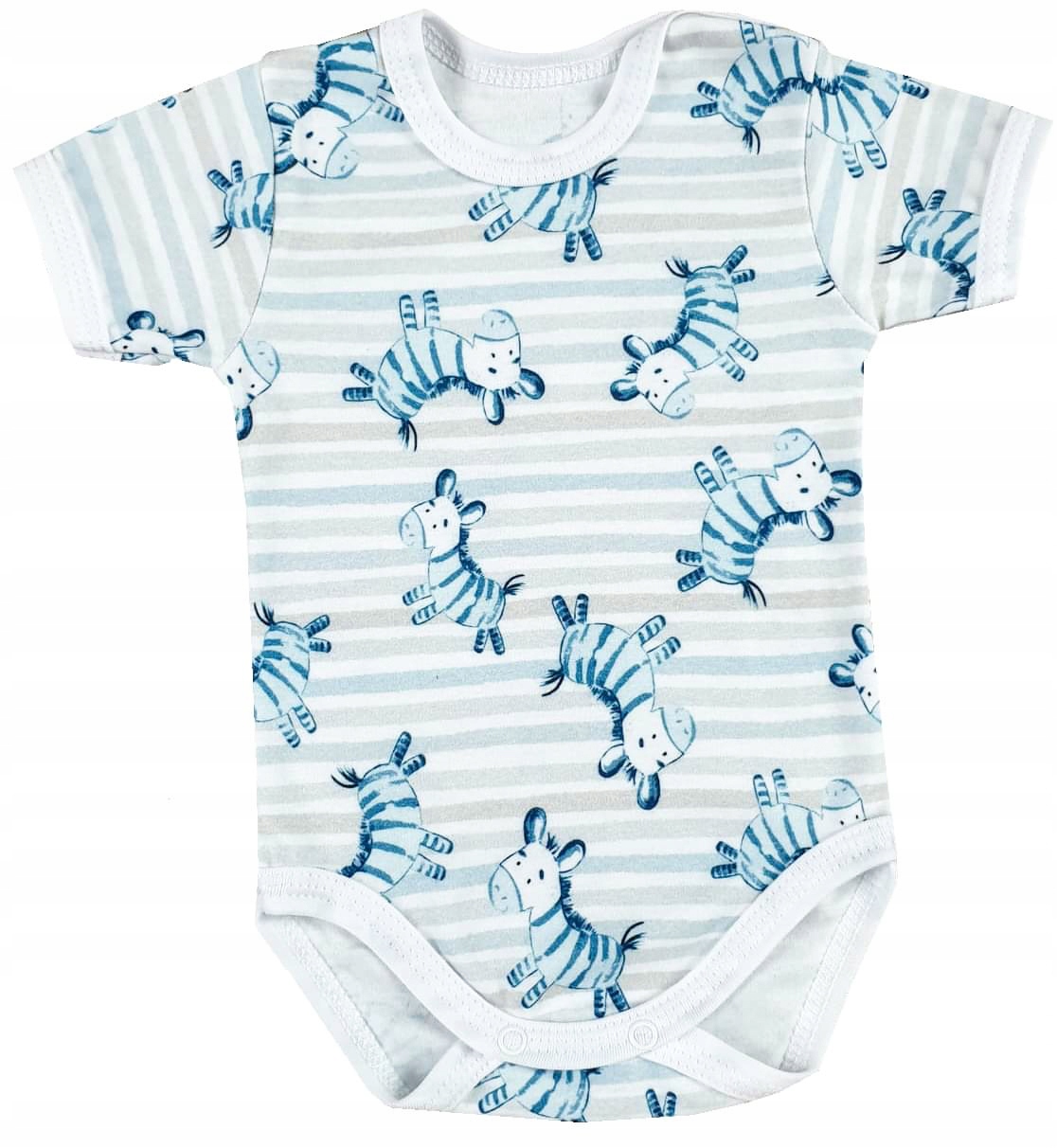 

Body dziecięce na lato. Druk cyfrowy. Zebra r.92