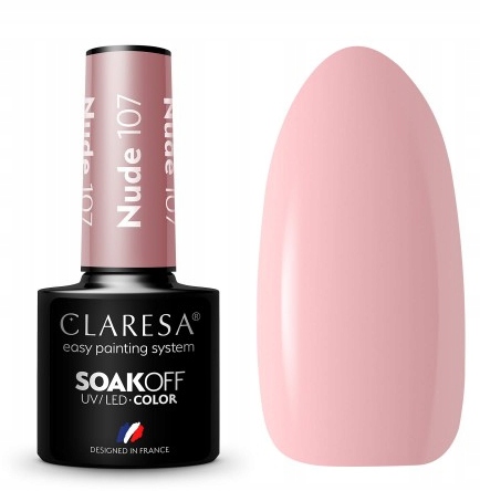 

Claresa Lakier Hybrydowy Uv/led Nude 107