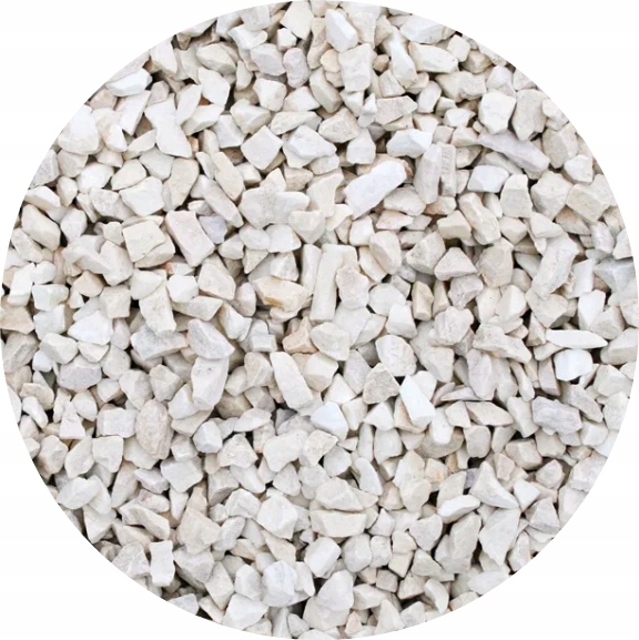 Kámen do zahrady bílý dolomitový 1-4 mm 24 kg