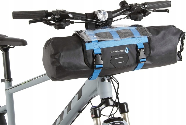 Wodoodporna Torba Na Kierownicę 10 L M-wave Blue